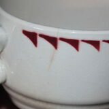 9 cups vintage Café Mars - stencil décor