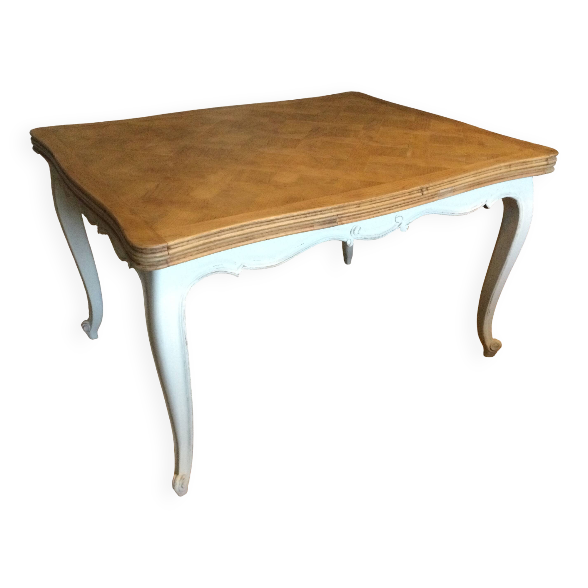 Antique dining table with extensions