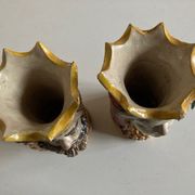 Pair of Moro head vases Caltagirone Italian design Sicily
