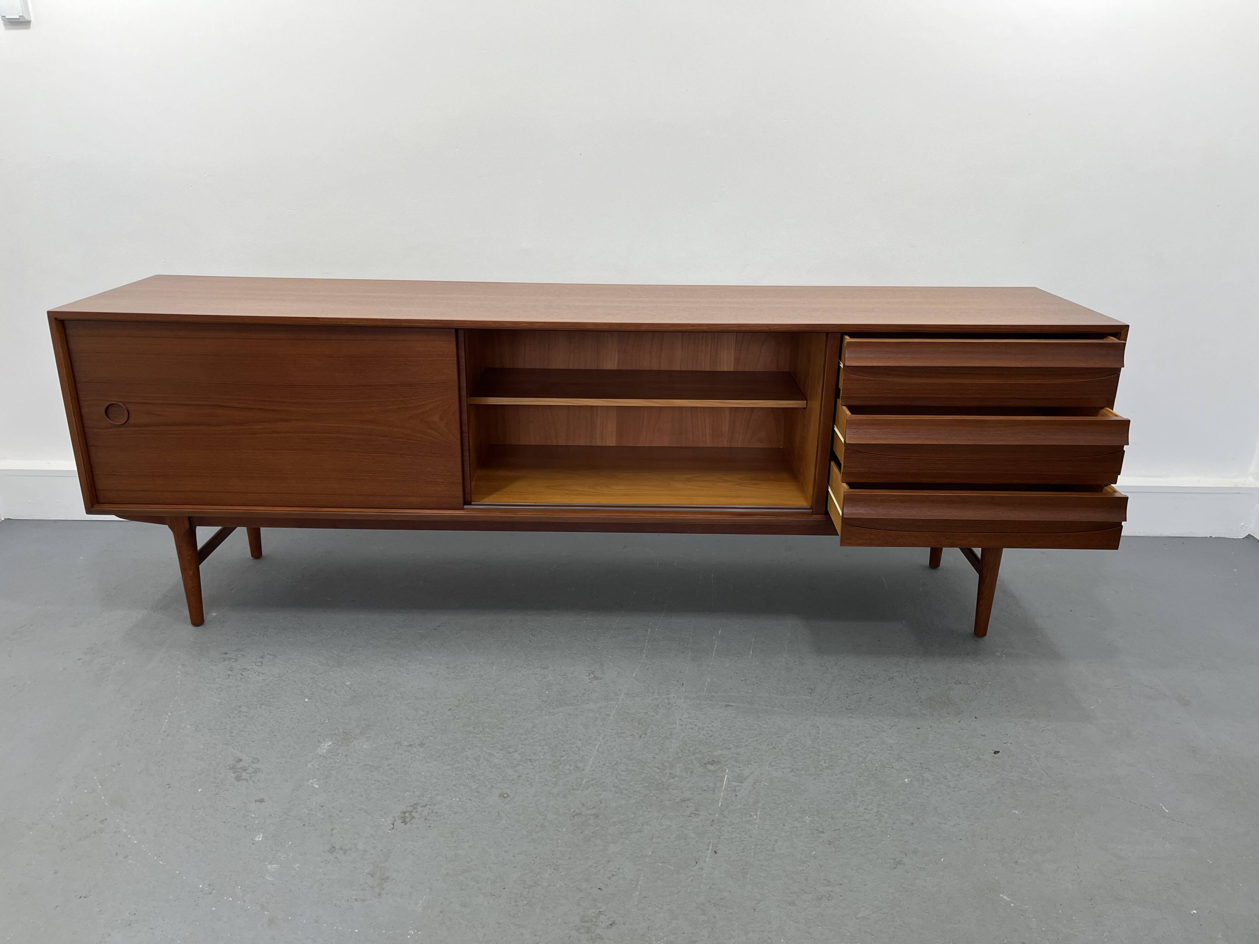 Danish teak sideboard long 220, 1960s