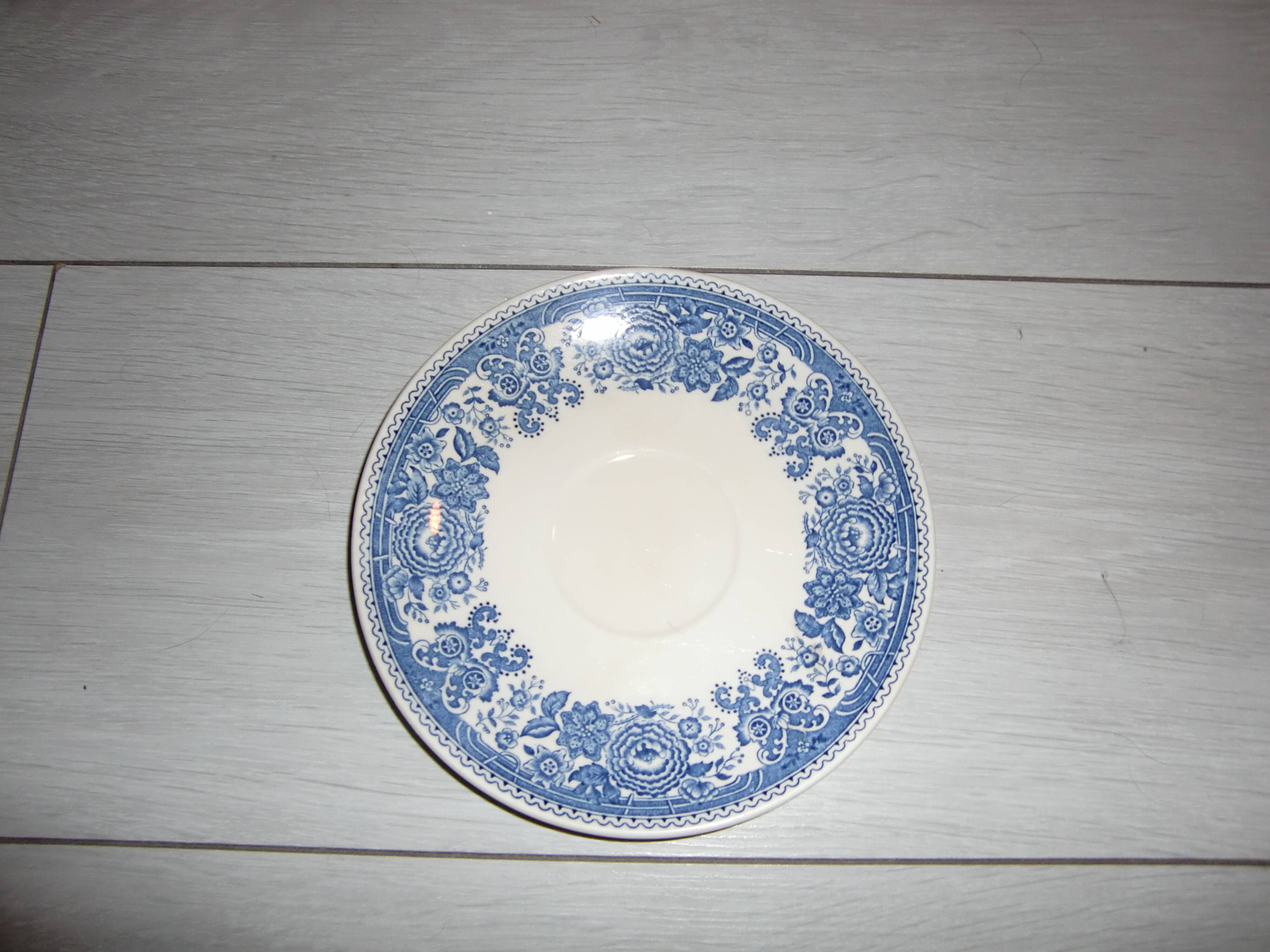 Small blue plate (diameter 17 cm)