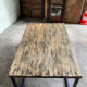 Table basse plateau brut