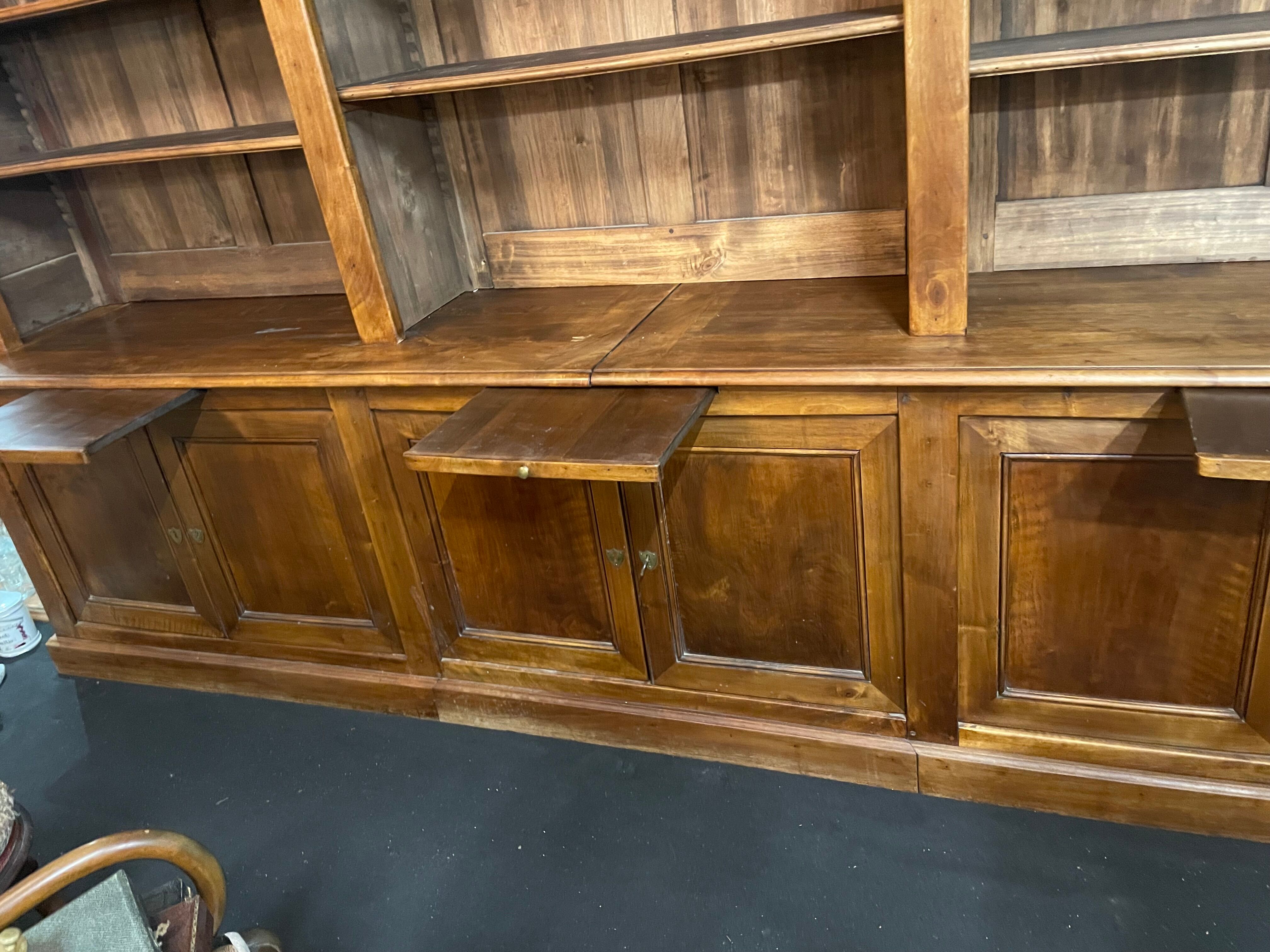 Library walnut apothecary furniture