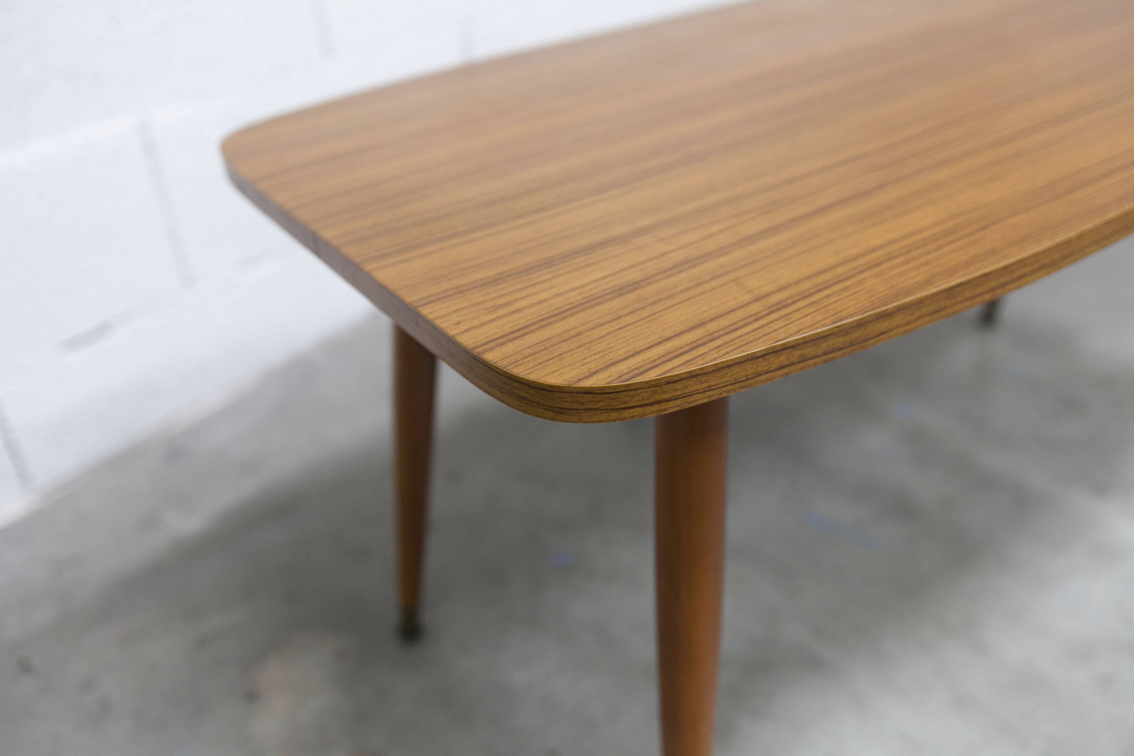 Nordic coffee table 1960 teak ceramic