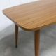 Table basse nordique 1960 teck céramique