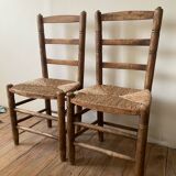 Pair of handcrafted chairs