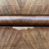 Commode époque Louis Philippe en acajou clair et marbre gris