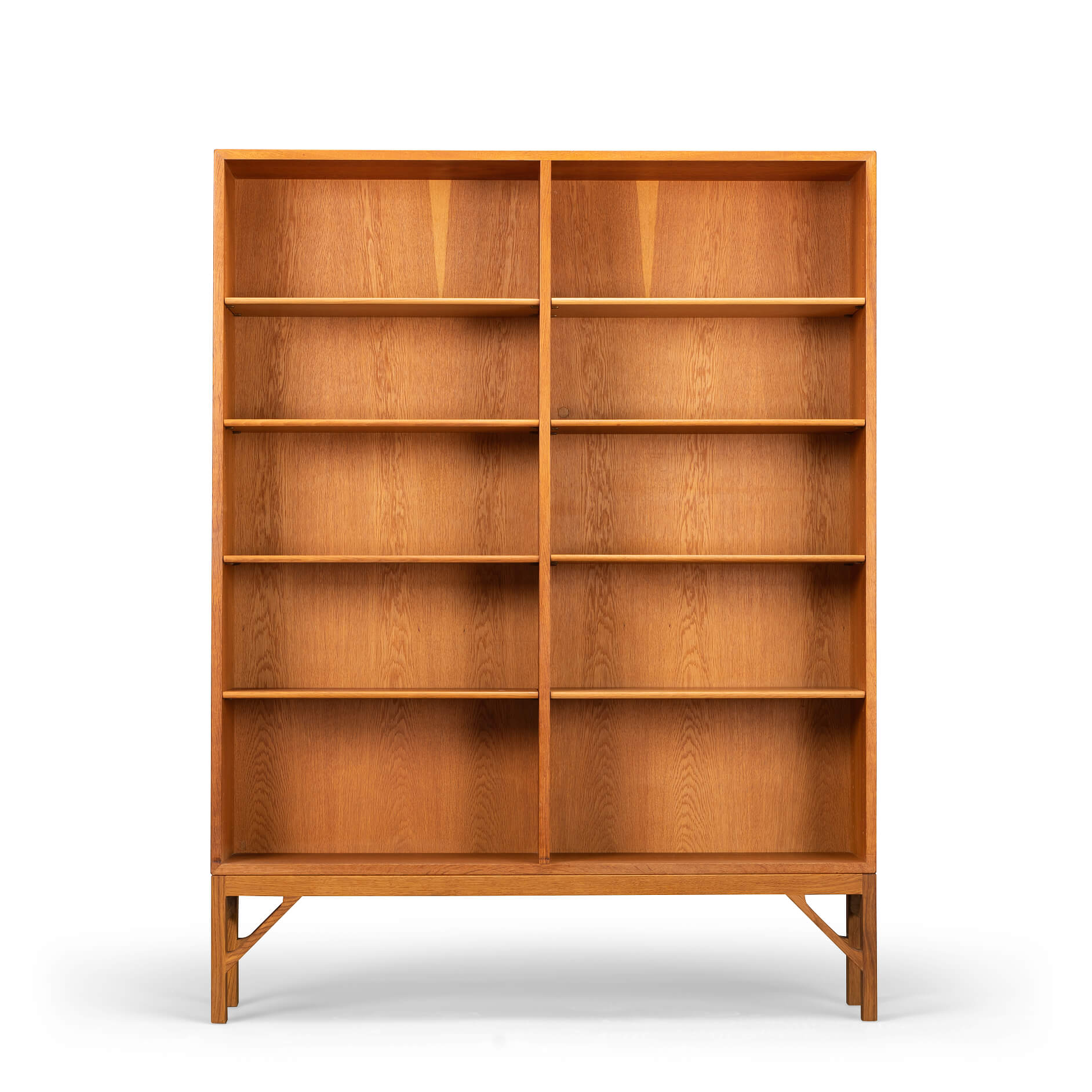 Danish Oak Bookcase "China" by Borge Mogensen for FDB Mobler, 1960s