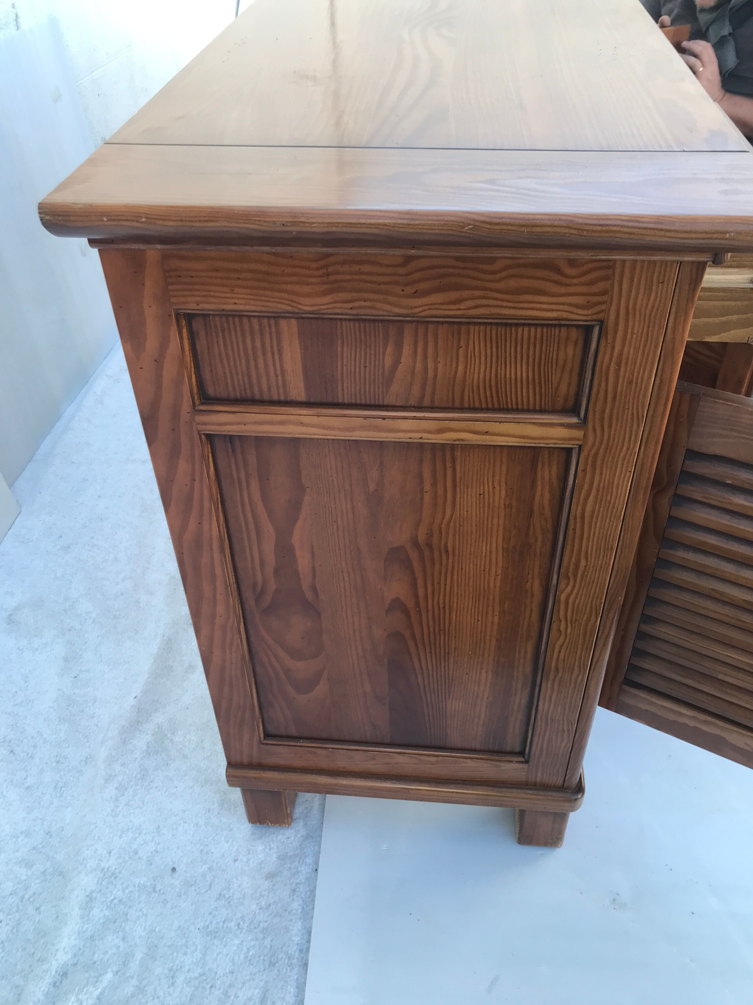 Sideboard louvers and drawers