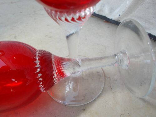 2 flutes champagne artisanat Murano décor pampres