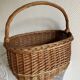Vintage woven wicker basket