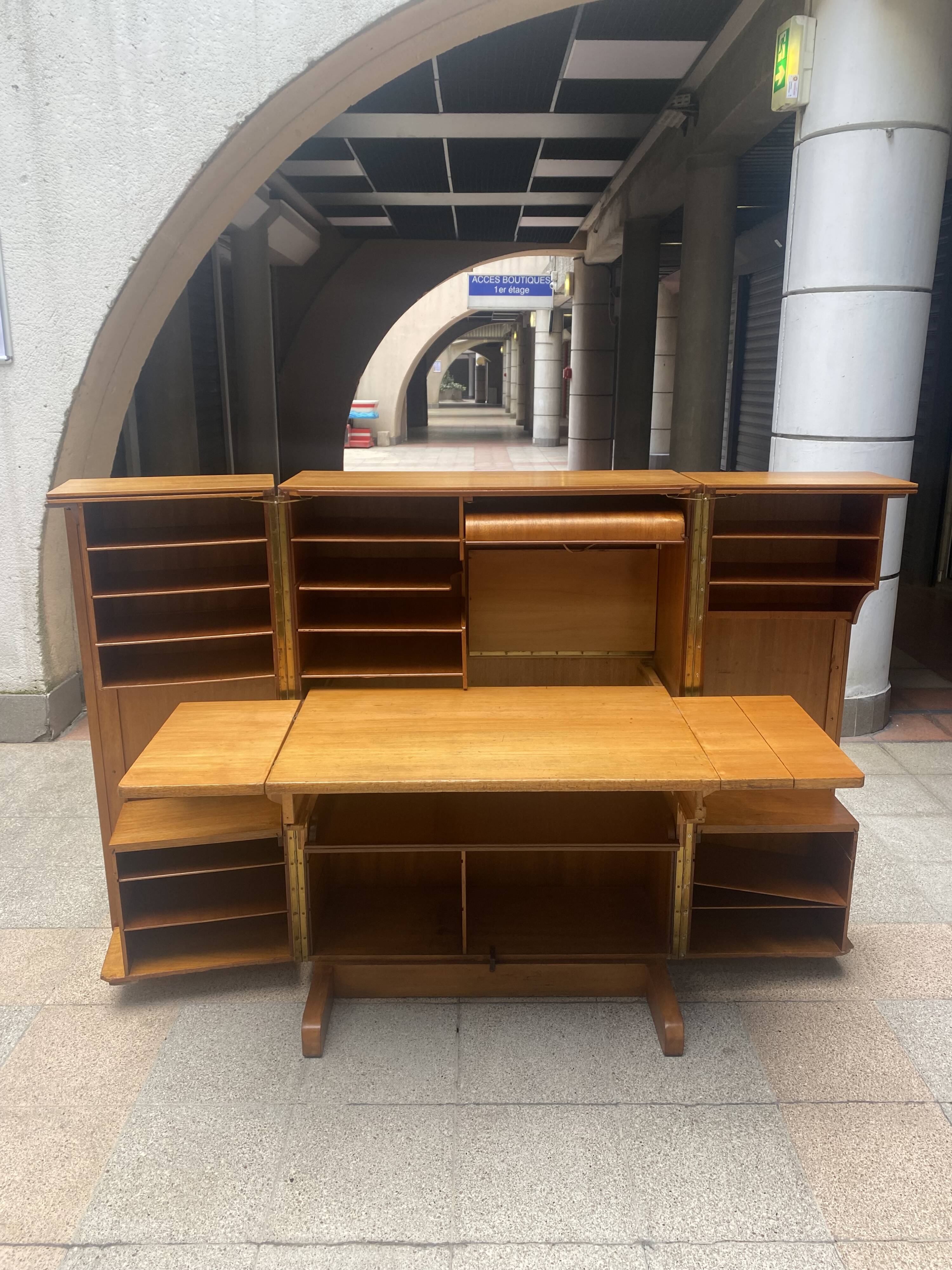 Mahogany cabin desk - 1930s/40s