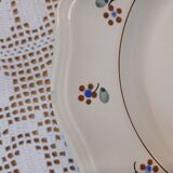 12 old Digoin and Sarreguemines soup plates