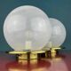 Lampes de table Swirl en verre Murano par F.Fabbian, Italie, années 1970, lot de 2
