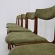 1960s Set of Six Danish Teak Dining Chairs , Restored
