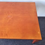 Table à manger en bois d’acajou, années 1980