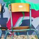 Lot de 3 chaises d'école vintage