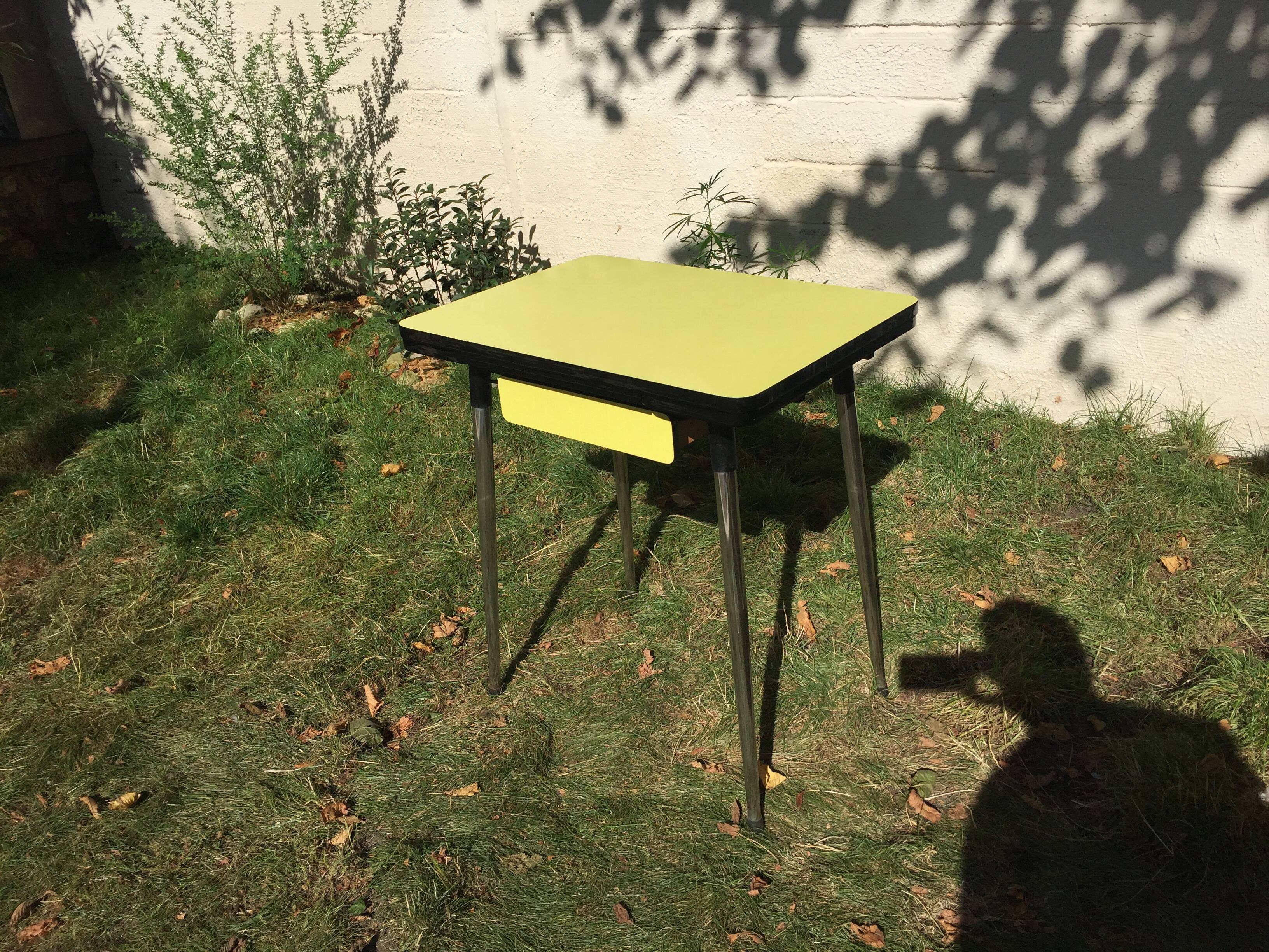 Bright yellow formica small model