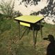 Bright yellow formica small model