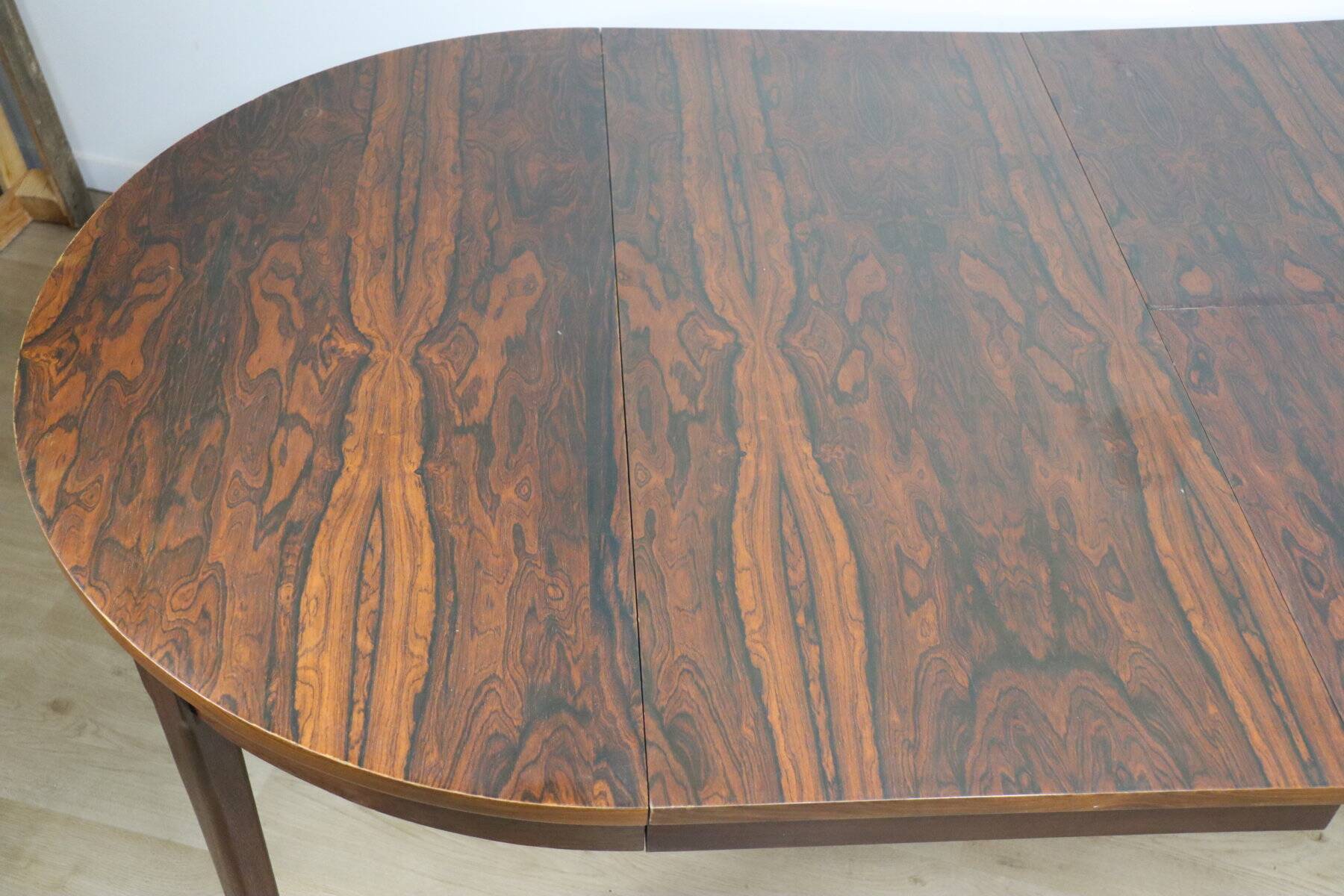 Vintage extendable rosewood dining table, 1960s