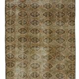 Turkish Anatolian Handmade Vintage Rug 252 cm x 140 cm