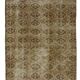 Turkish Anatolian Handmade Vintage Rug 252 cm x 140 cm