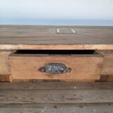 Important oak bar from a café around 1900.