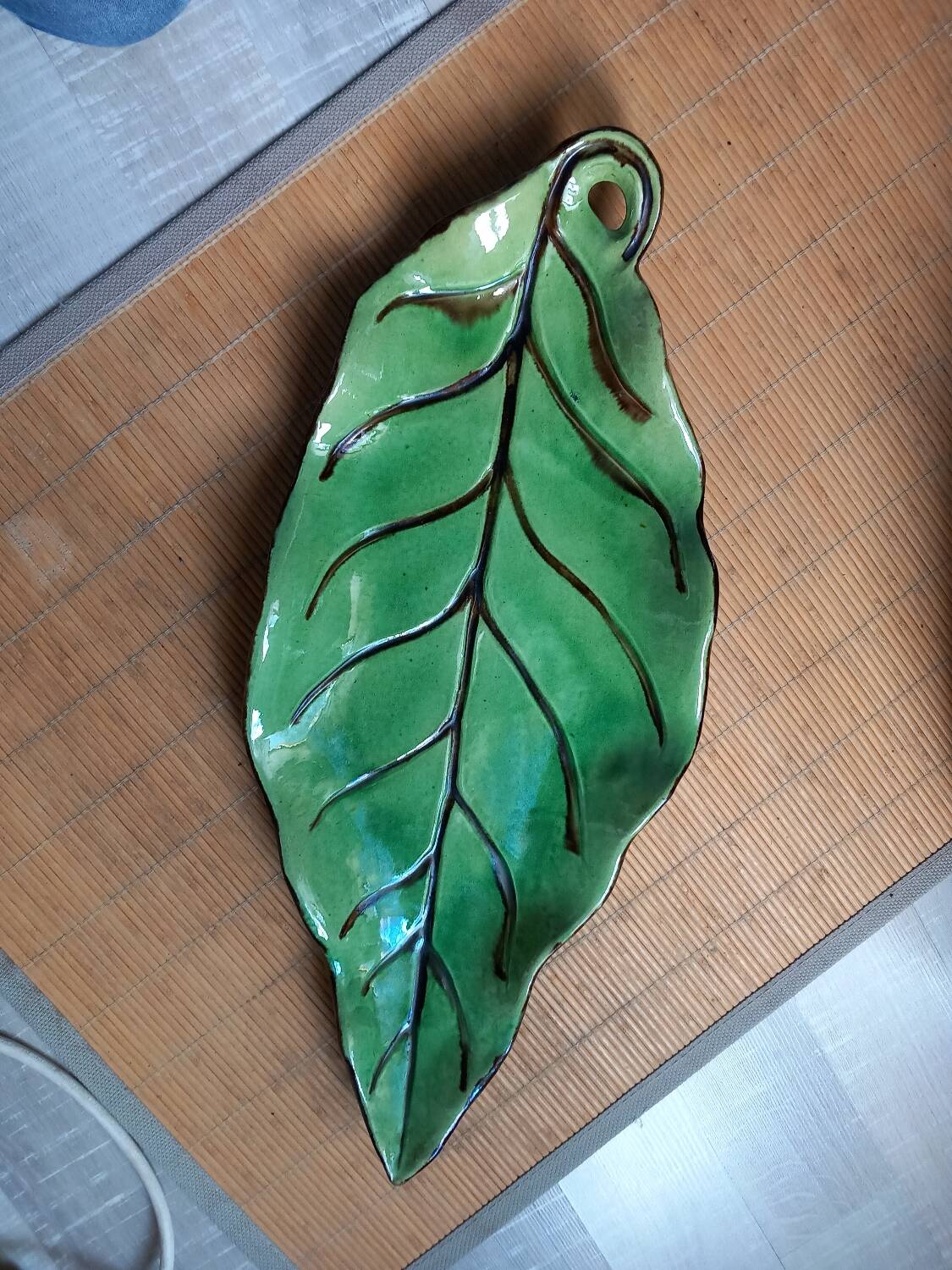 Artisanal pottery dish