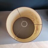 Large vintage lampshade with dried flowers