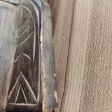 Plain brown African type mask