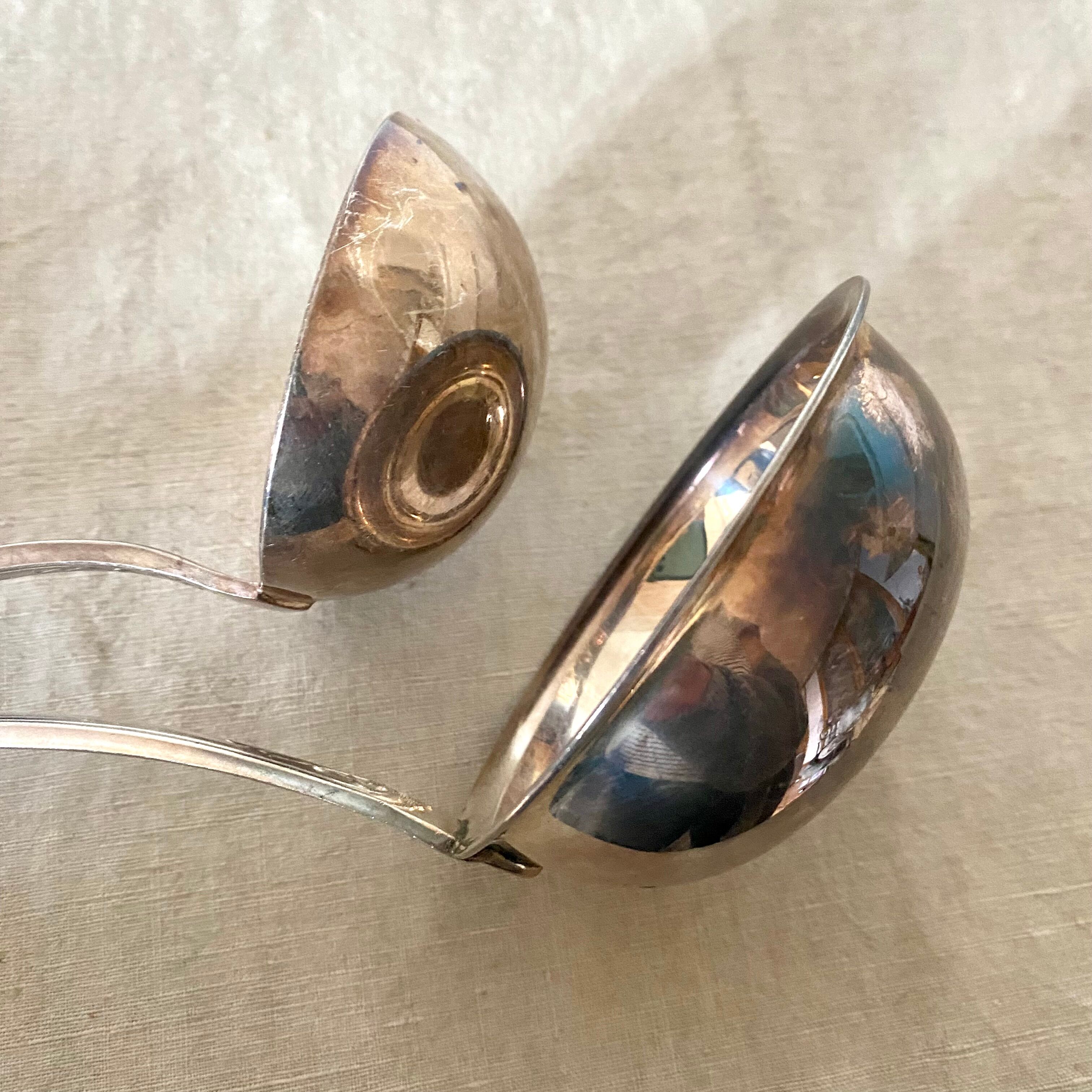 Tablespoons in silver metal