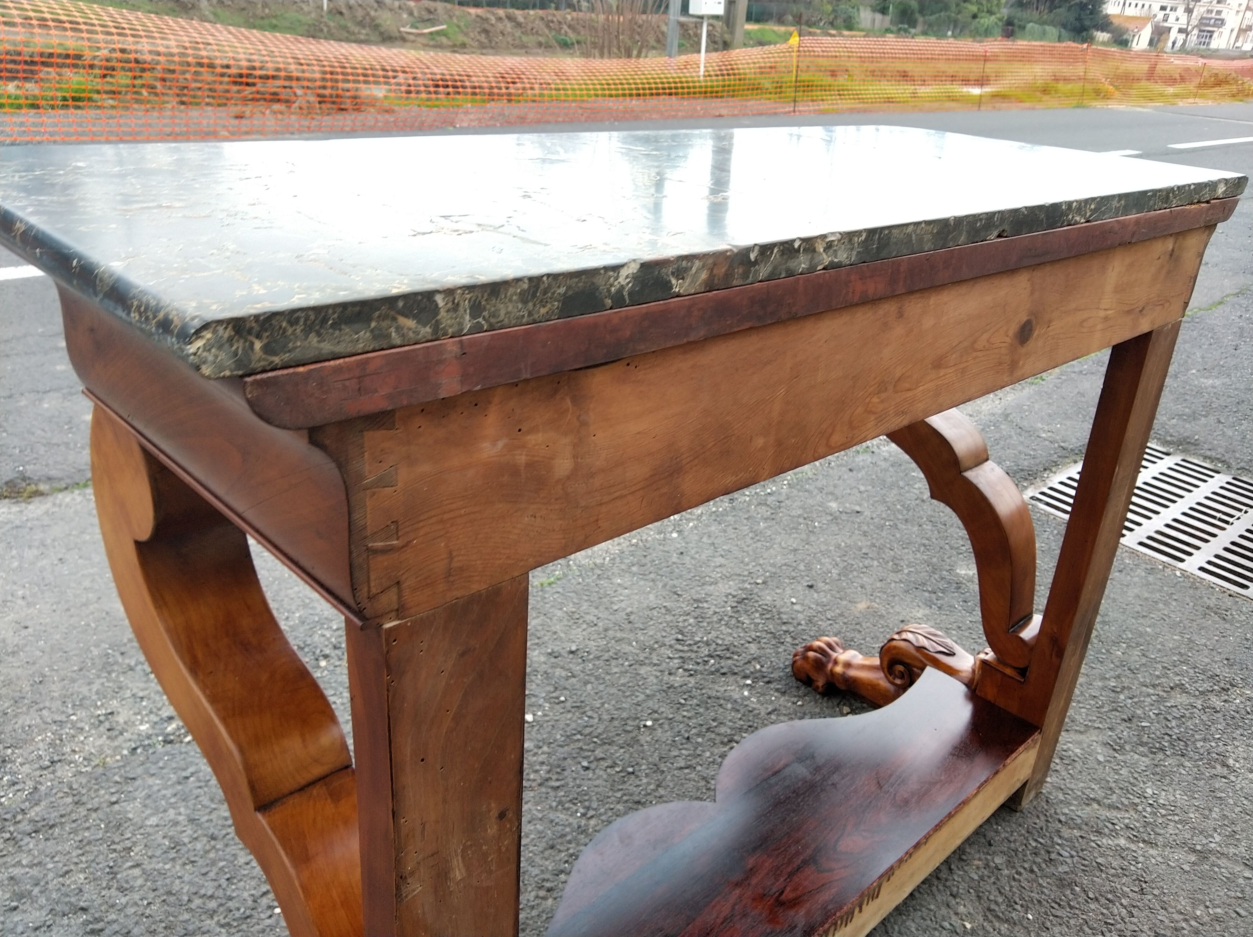 Console en merisier époque 1830