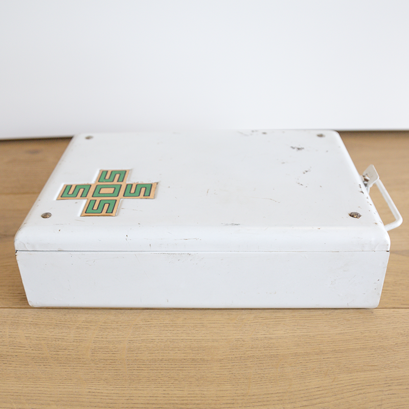 Vintage pharmacy box sos