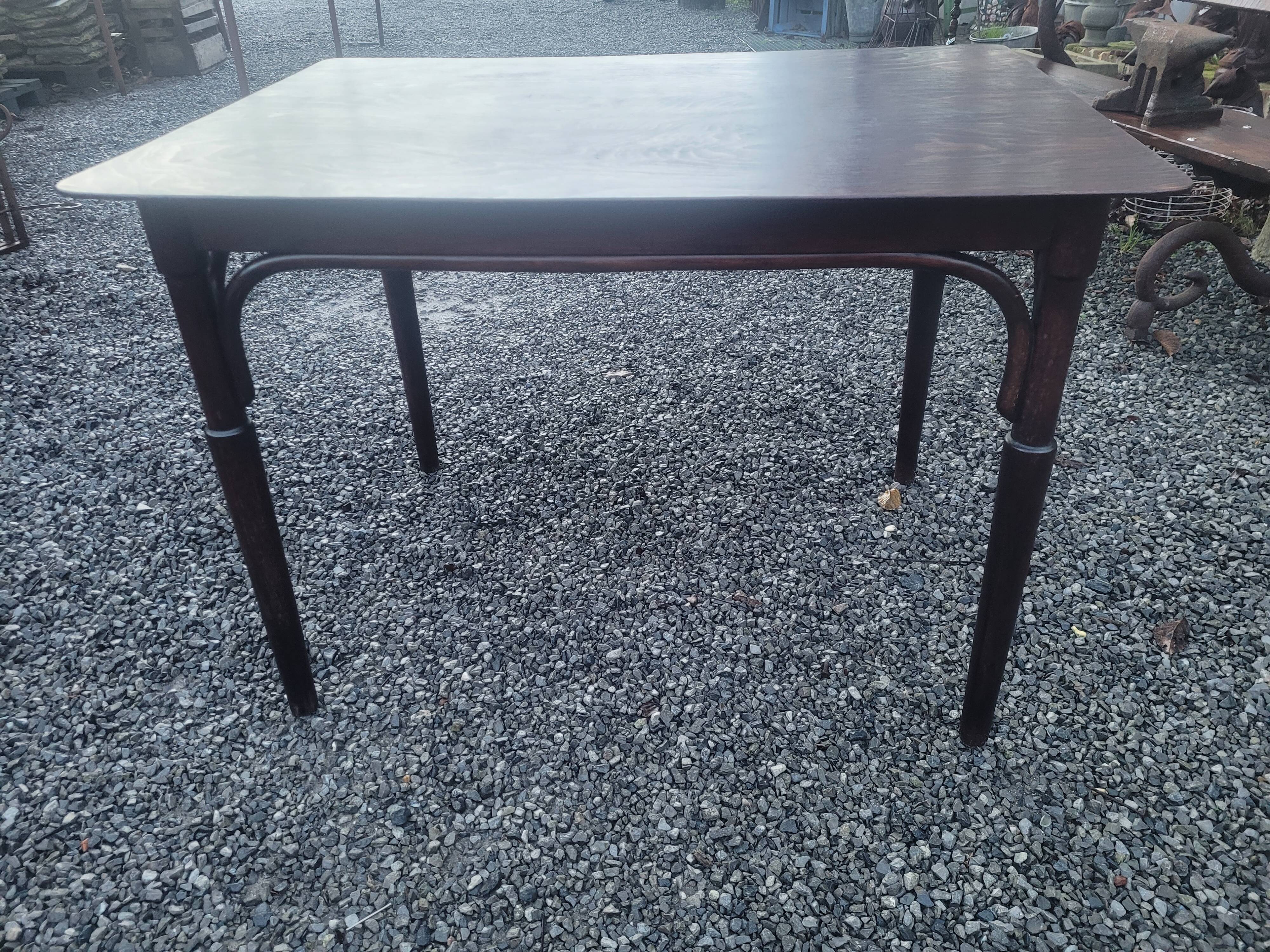 Thonet curved wood bistro table