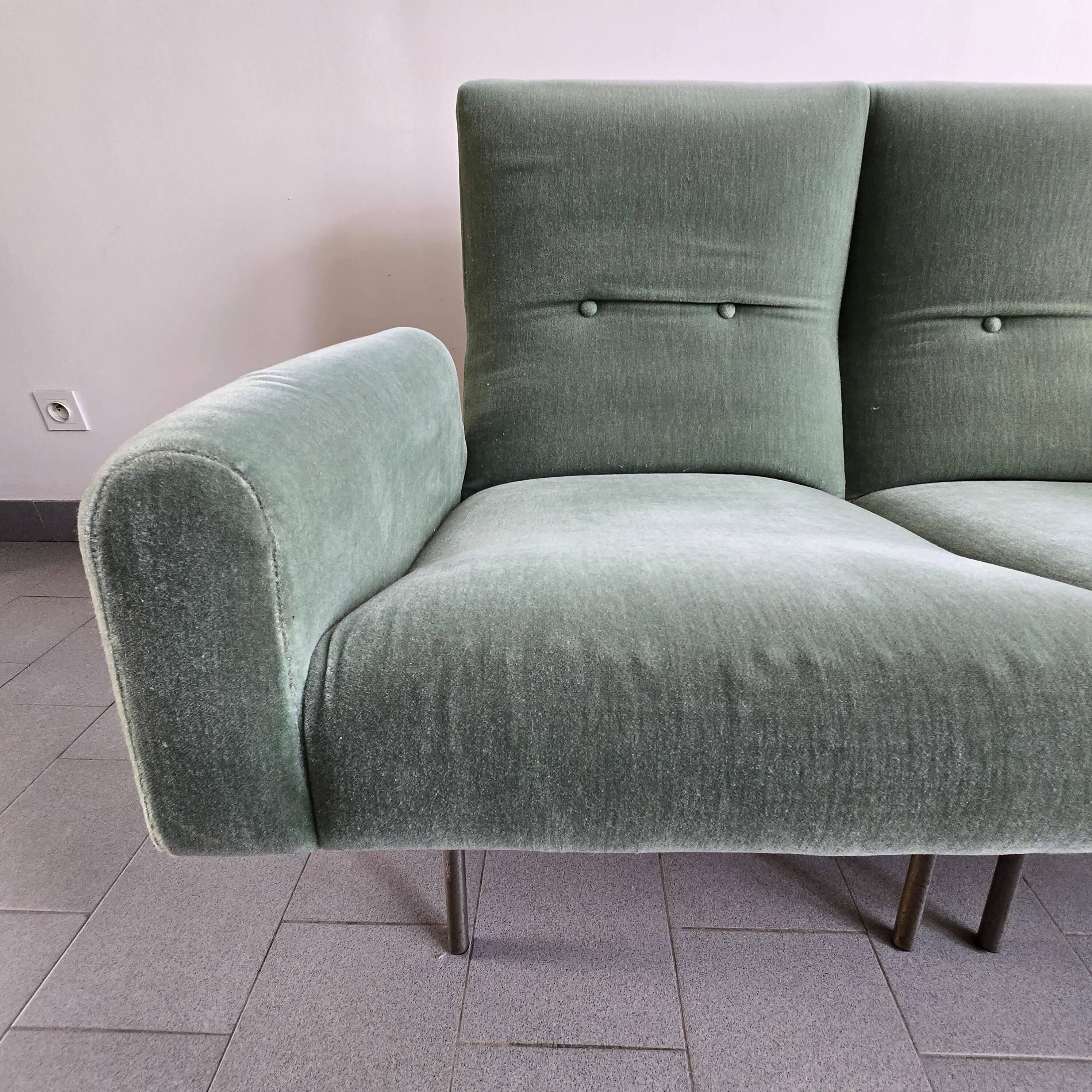 Vintage 2-seater sofa by Louis Paolozzi for Zol, 1950