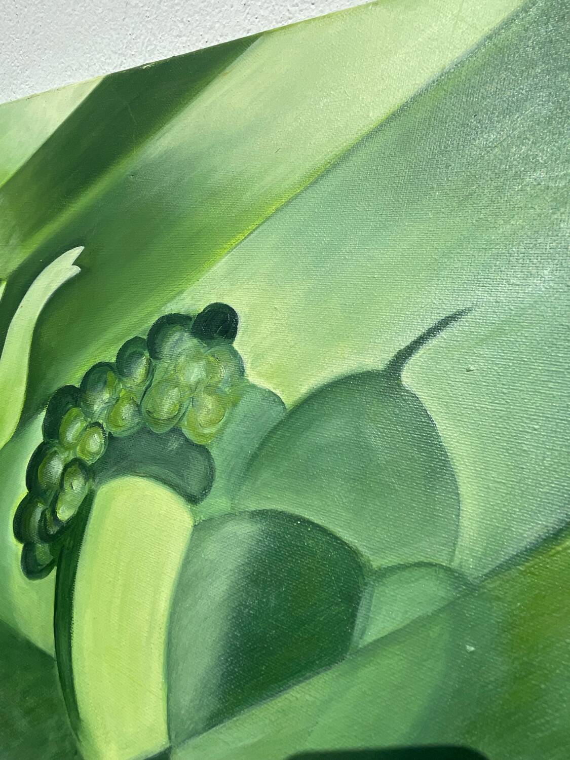 Cubist still life oil on canvas