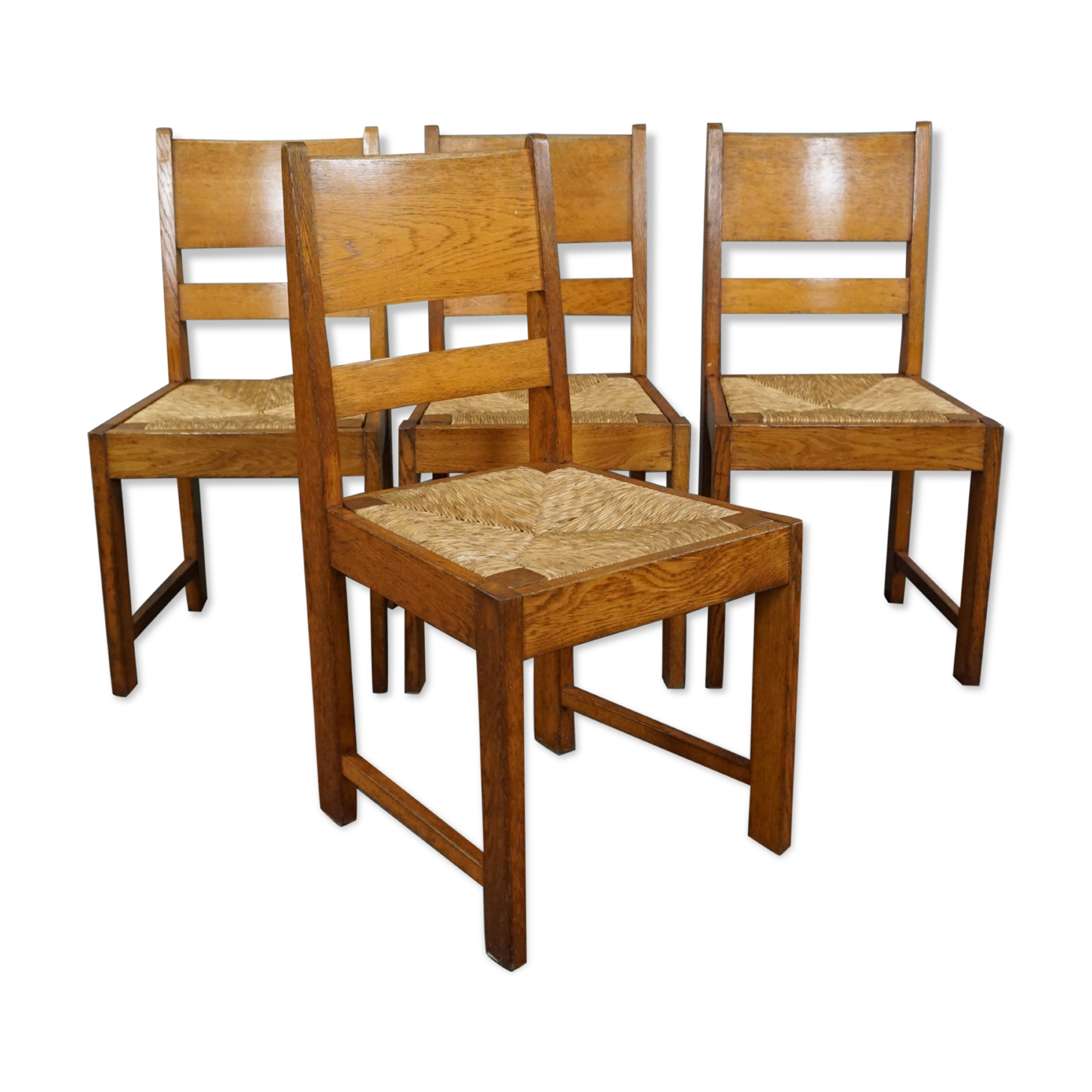 Suite of 4 dining chairs Hague School