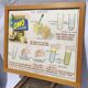Educational and school poster Rossignol Montmorillon soap and glass
