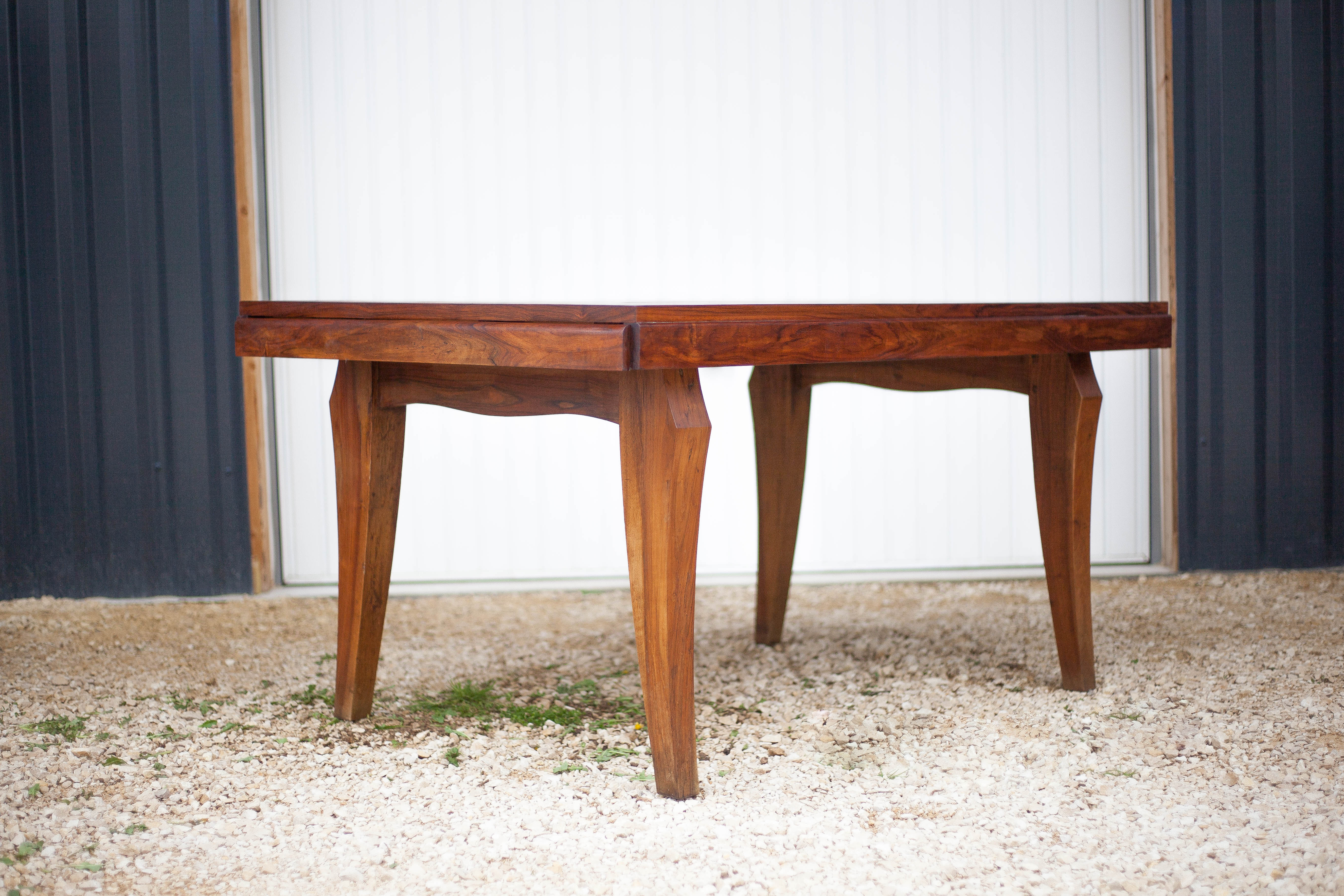 Art-Deco style wooden dining table
