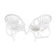 Paire de fauteuils rotin