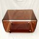 Meuble d'appoint en plexiglas fumé marron