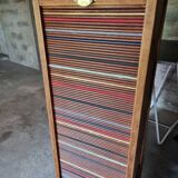 Vintage oak curtain cabinet
