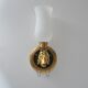Vintage brass wall lamps