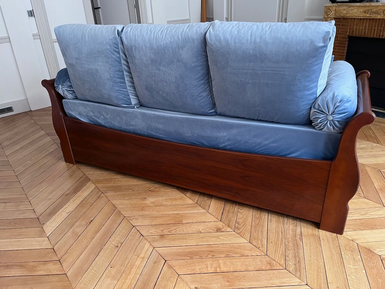 Lit bateau gigogne style Louis Philippe