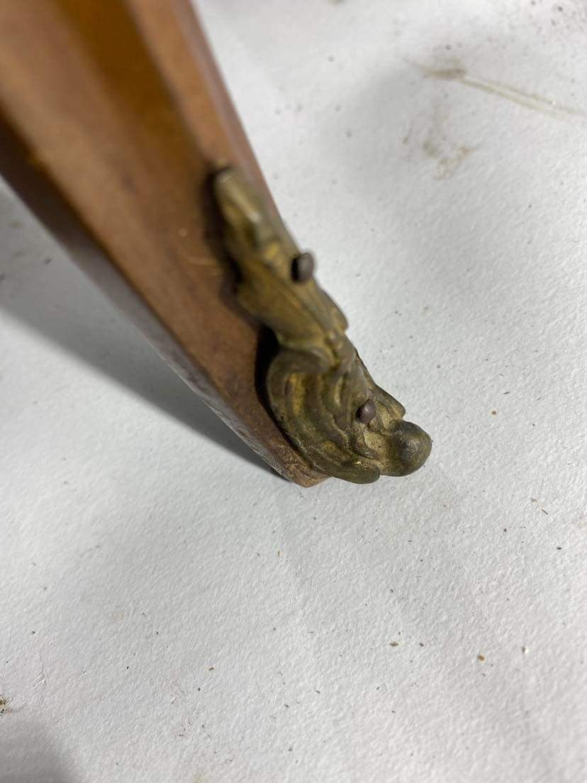 Side table marquetry in rosewood