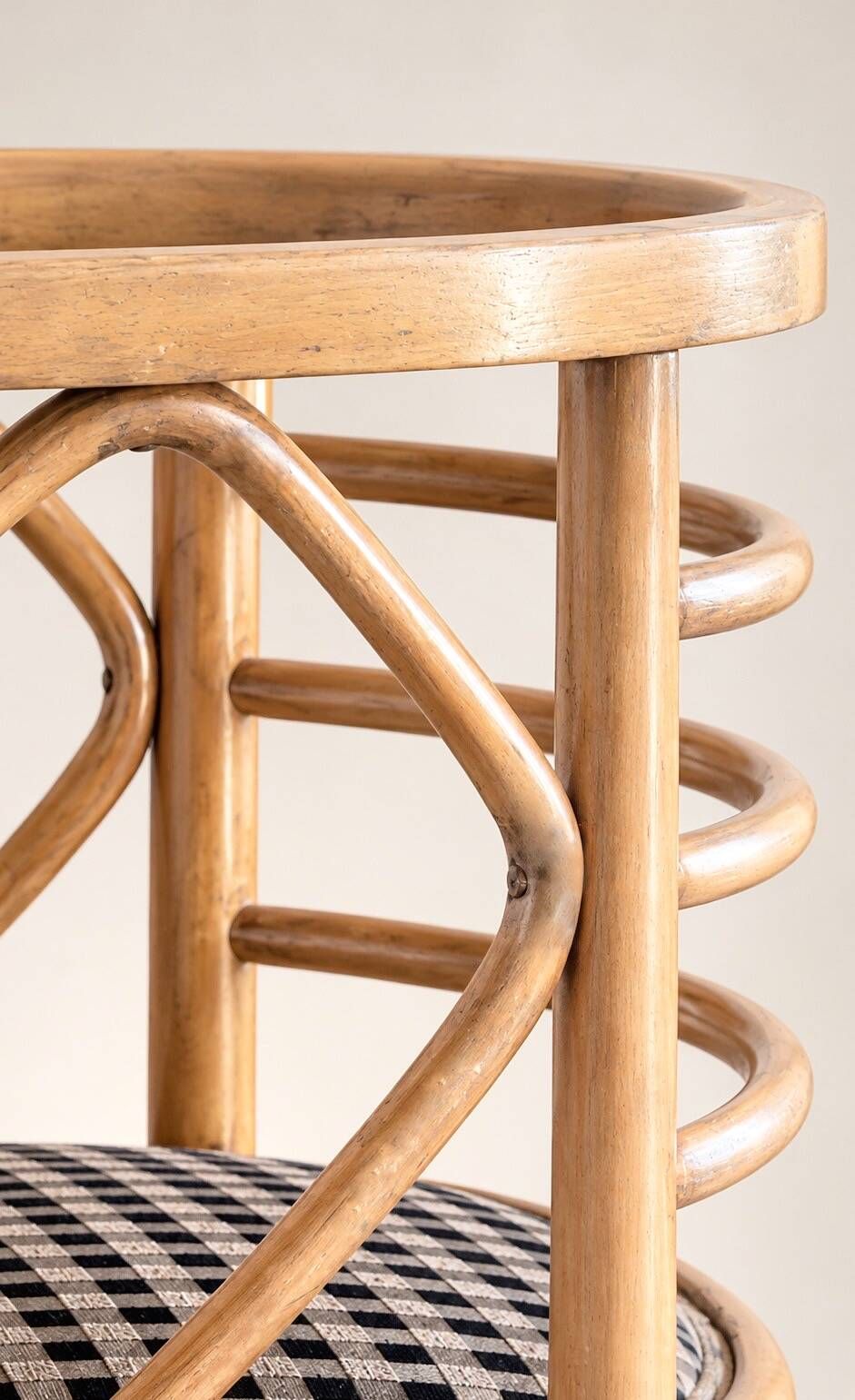 Set of 2 FLEDERMAUS chairs Mundus Vienna Austria, J.&J. Kohn - Josef Hoffmann