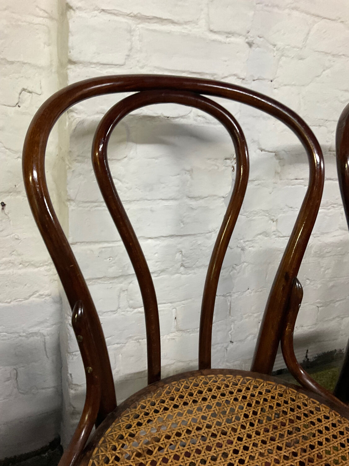 Pair of bistro chairs J&J Kohn early twentieth century