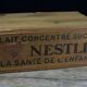 Nestlé wooden box.
