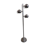 Lampadaire chromé trois boules
