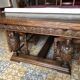 Vintage wooden dining room table